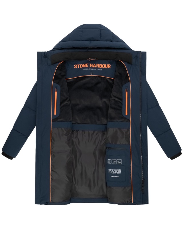 Stone Harbour Steppmantel »Hadrieen XX« modischer Herren Wintermantel mit kuscheligem Futter