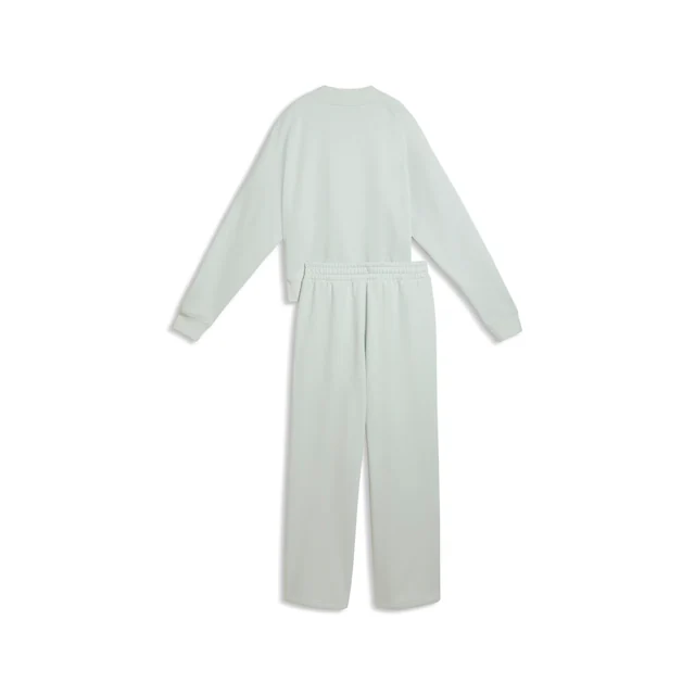 PUMA Trainingsanzug »LOUNGEWEAR STANDARD SWEAT SUITT FL CL« 2 zweiteiliges Set, mit Langarm-Oberteil, aus Baumwolle und Polyester