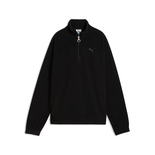 PUMA Langarmshirt »HER STANDARD WINTERIZED HALF-ZIP« mit Reißverschluss, unifarbene Optik, ohne Kapuze, aus Polyester