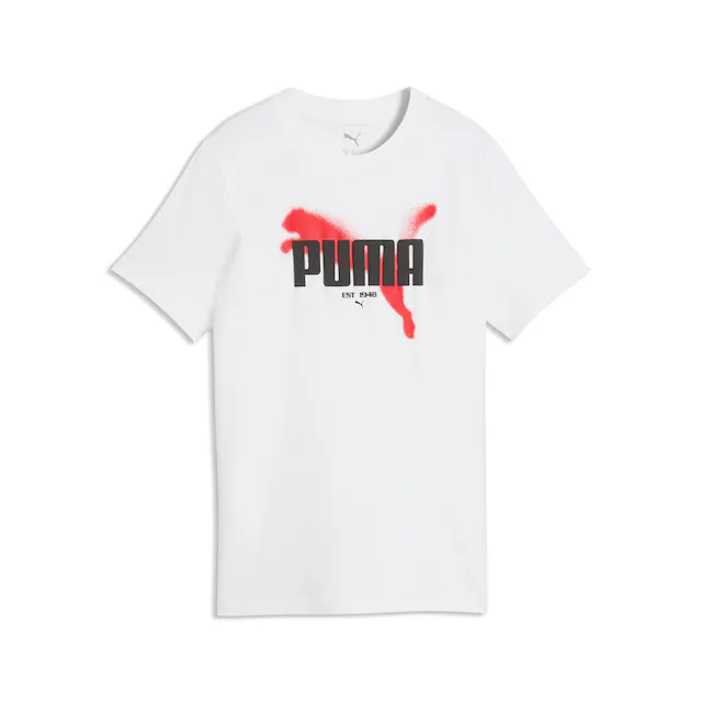PUMA T-Shirt »GRAPHIC TEE B« Regular Fit, Kurzarm, sportlicher Stil, für Jugendliche