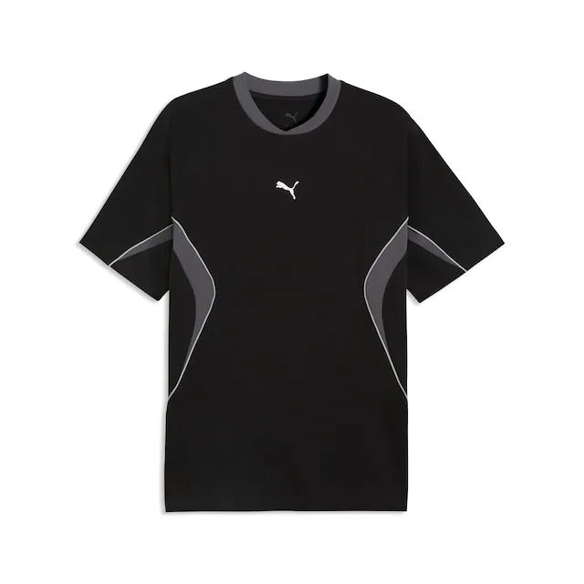 PUMA T-Shirt »SPORT RELAXED BLOCKING TEE« mit Rundhalsausschnitt, Kurzarmdesign, unifarben, aus Baumwolle