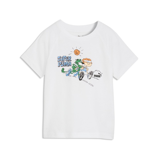 PUMA T-Shirt »SUPER TEE PS« für Kinder, mit Rundhalsausschnitt, in normaler Länge, Kurzarmdesign