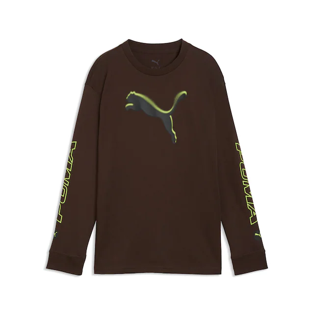 PUMA Langarmshirt »STREET RELAXED LONGSLEEVE TEE B« für Jugendliche, sportlicher Stil, mit Rundhalsausschnitt