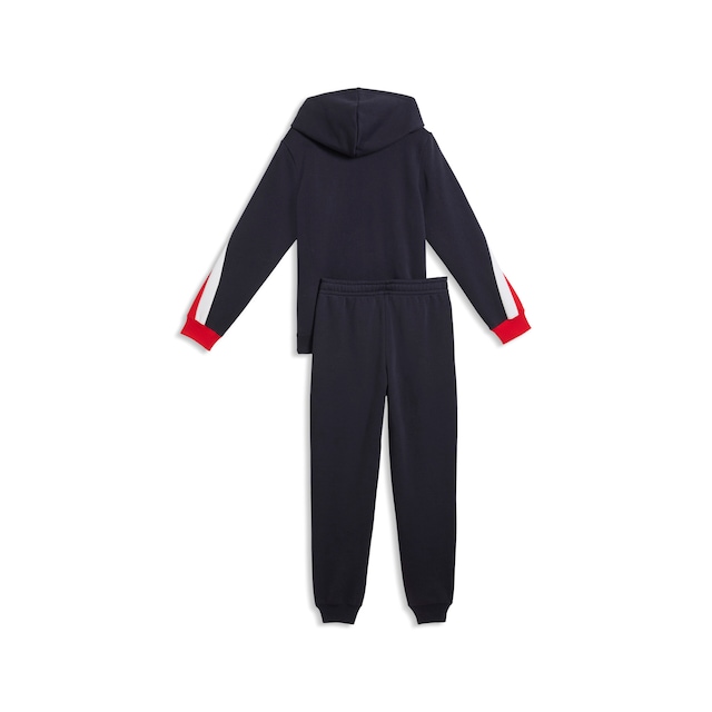 PUMA Trainingsanzug »ESS BLOCK FULL-ZIP SWEAT SUIT B« 2 2-teiliges Set, mit Reißverschluss am Oberteil, Regular Fit