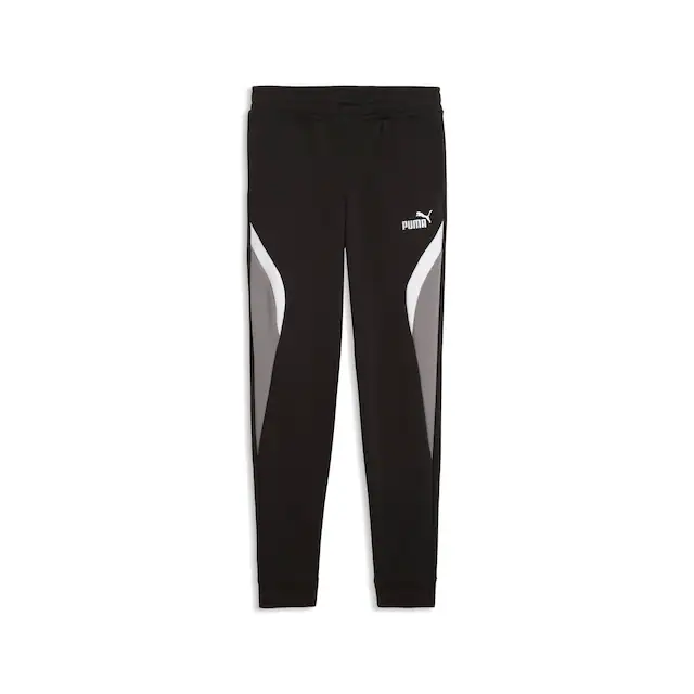 PUMA Trainingshose »ESS BLOCK SWEATPANTS FL B« Regular Fit, für Sport und Freizeit, sportlicher Stil