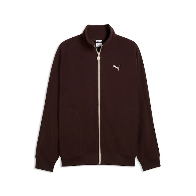 PUMA Trainingsjacke »ESS ELEVATED RELAXED WINTERIZED TRACK JACKET« ohne Kapuze mit Eingrifftaschen, Relaxed Fit