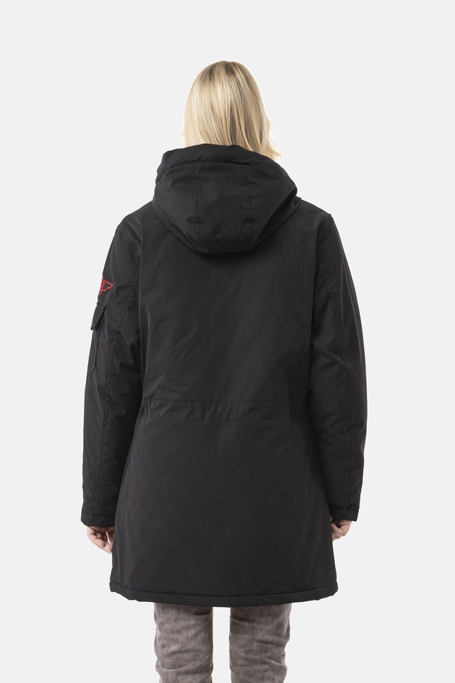 Cipo & Baxx Winterjacke »WM144« mit Kapuze mit Zipper-Details