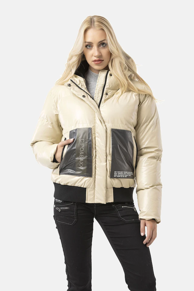 Cipo & Baxx Winterjacke »WM141« mit Kapuze Funktion trifft Stil für frostige Tage