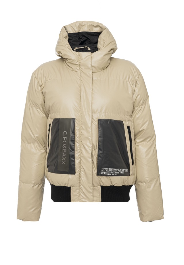 Cipo & Baxx Winterjacke »WM141« mit Kapuze Funktion trifft Stil für frostige Tage