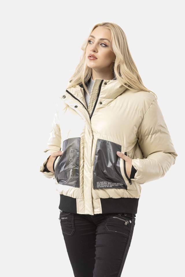 Cipo & Baxx Winterjacke »WM141« mit Kapuze Funktion trifft Stil für frostige Tage