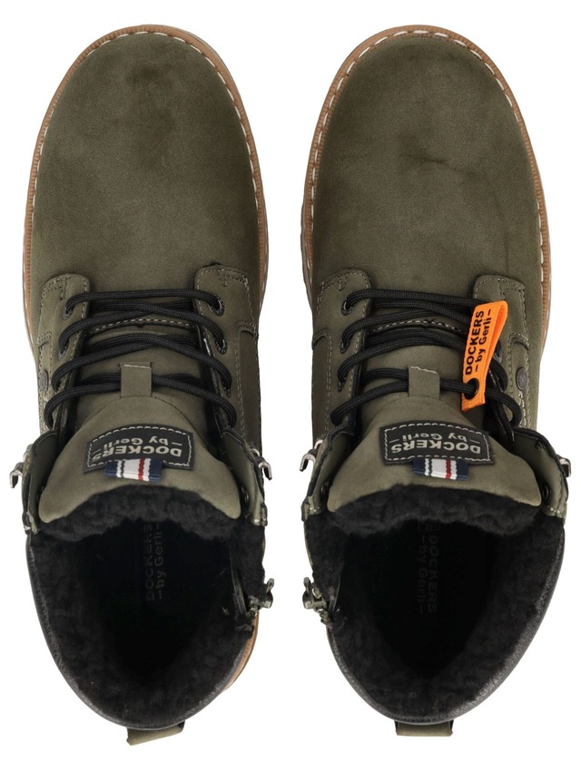 Dockers by Gerli Schnürstiefelette »Dockers by Gerli Stiefelette Lederimitat«