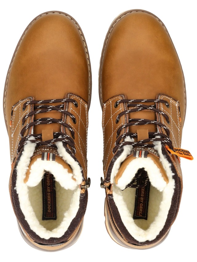 Dockers by Gerli Schnürstiefelette »Dockers by Gerli Stiefelette Lederimitat«