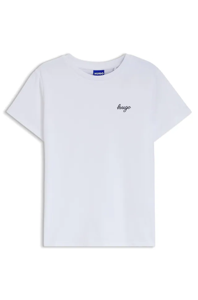 HUGO T-Shirt »Damatee« mit Logoschriftzug, reine Baumwolle