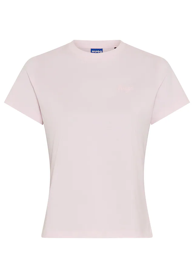 HUGO T-Shirt »Damatee« mit Logoschriftzug, reine Baumwolle