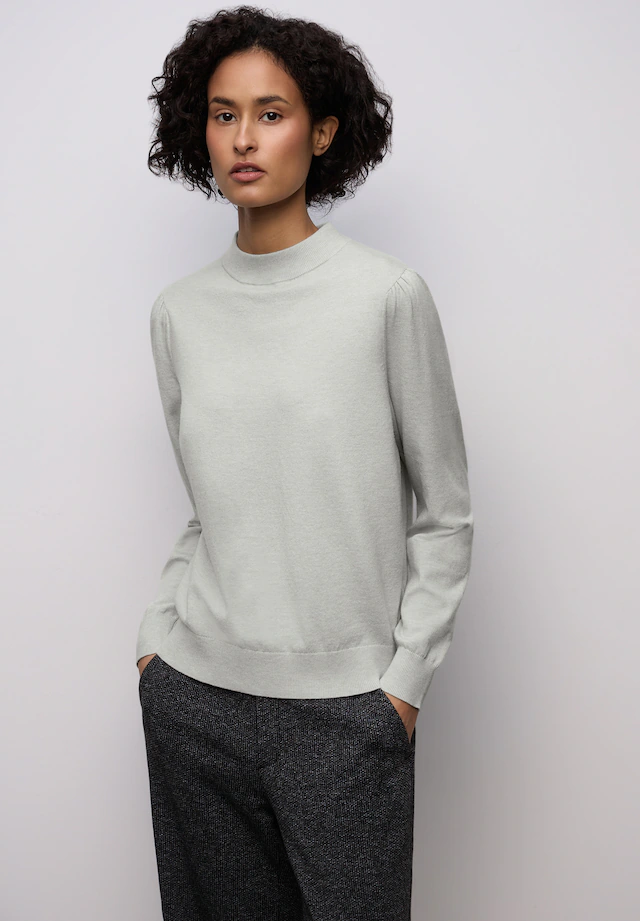 STREET ONE Strickpullover mit Strick-Detail