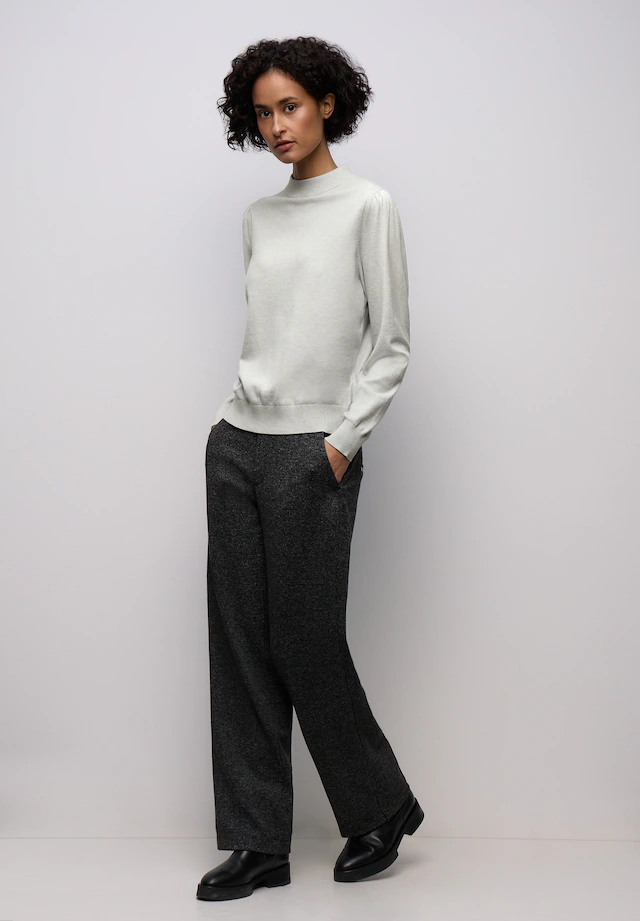 STREET ONE Strickpullover mit Strick-Detail