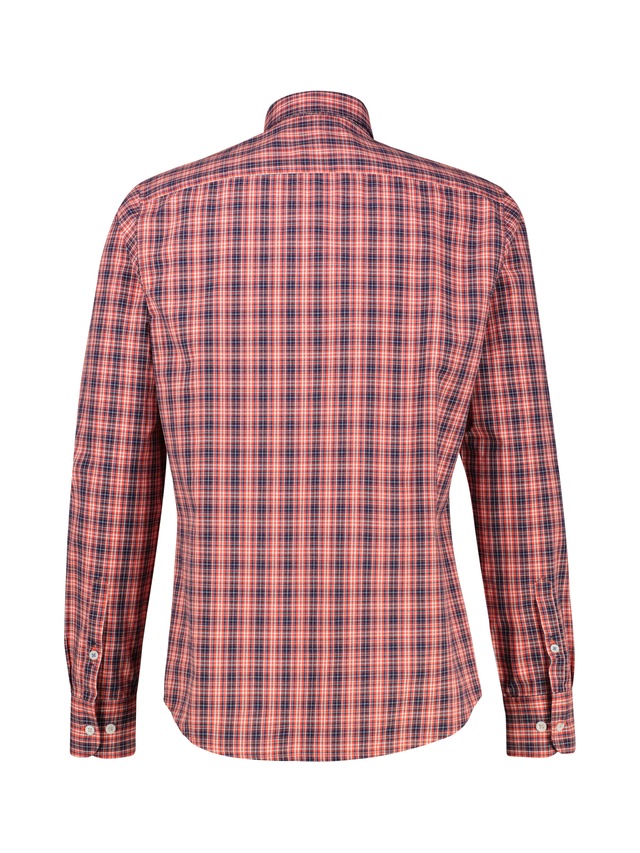LERROS Langarmhemd »Karohemd mit Button-Down-Kragen«