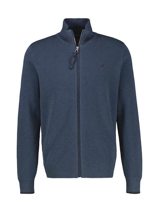 LERROS Strickjacke »Strickjacke in sportiver 2-Tone-Optik«