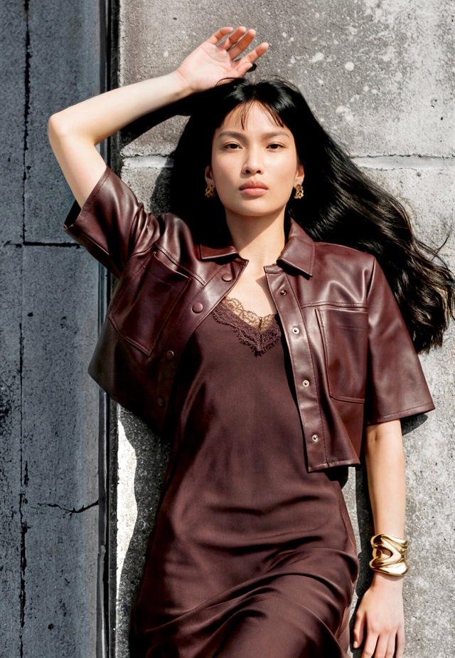 Vera Mont Lederjacke »Damen kurzarm«