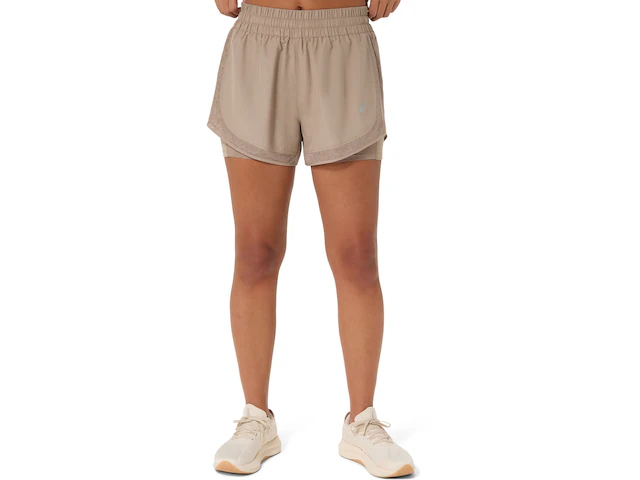 Asics Laufshorts »NAGINO RUN 2-N-1 SHORT« Wasserabweisend, Reflektierend, Praktische Taschen