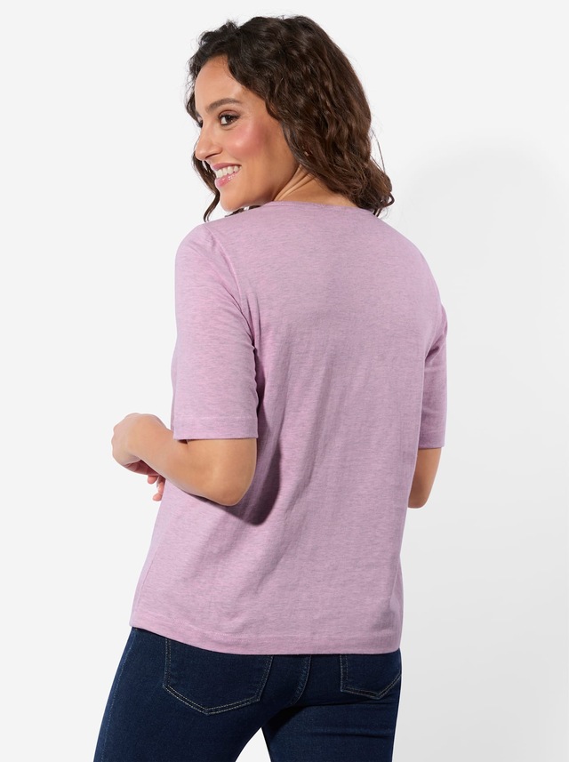 Casual Looks Kurzarmshirt »V-Shirt« 1 tlg.