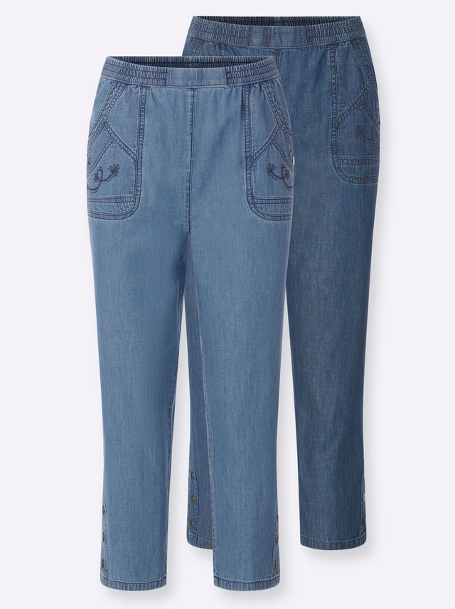 Classic Basics Caprijeans 2 tlg.