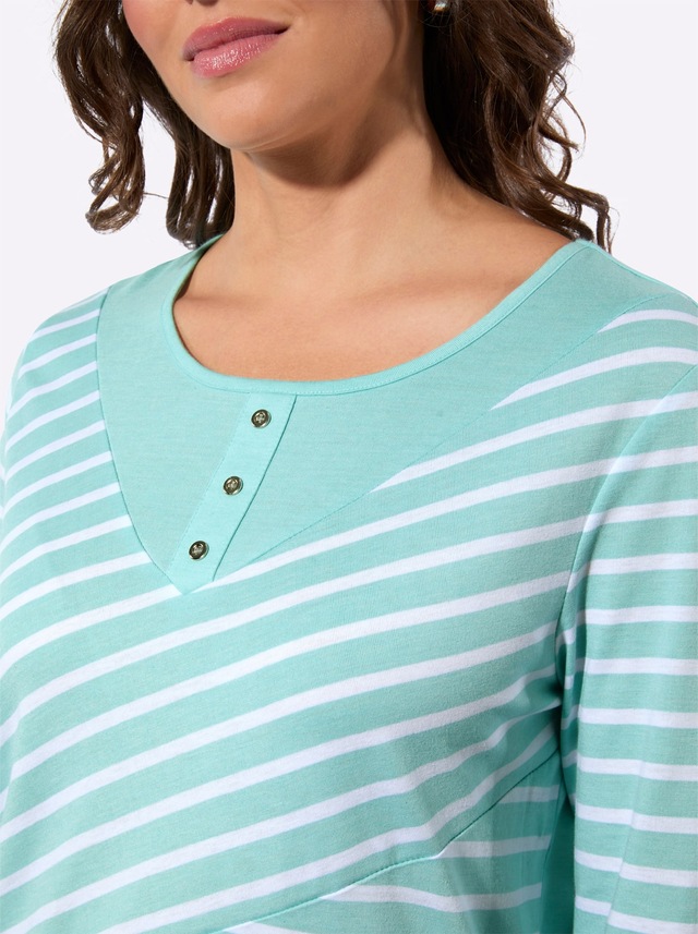 Casual Looks 3/4-Arm-Shirt »Ringelshirt« 1 tlg.