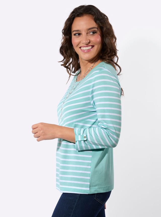 Casual Looks 3/4-Arm-Shirt »Ringelshirt« 1 tlg.