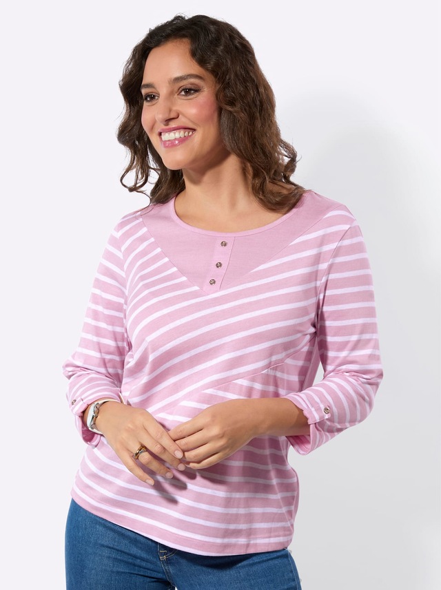 Casual Looks 3/4-Arm-Shirt »Ringelshirt« 1 tlg.