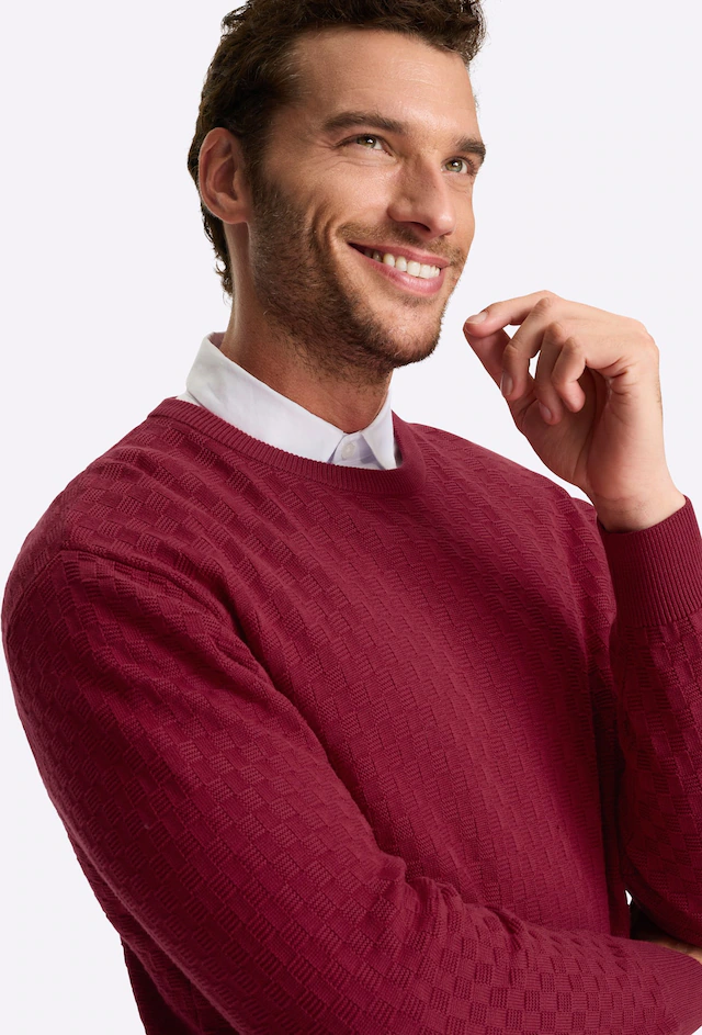 Marco Donati Rundhalspullover »Pullover«