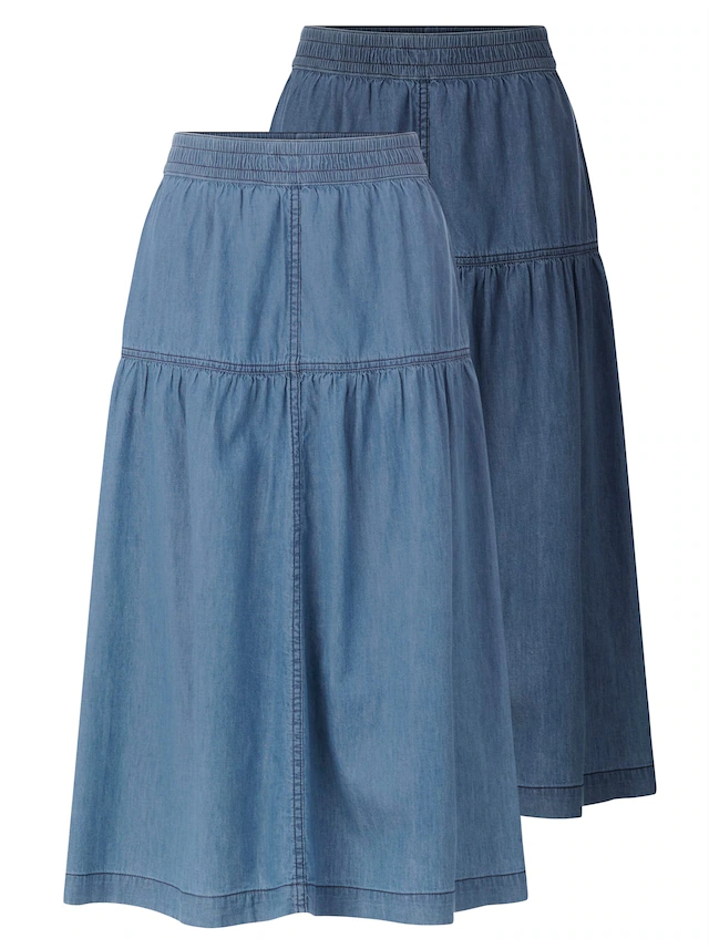 Classic Basics Jeansrock