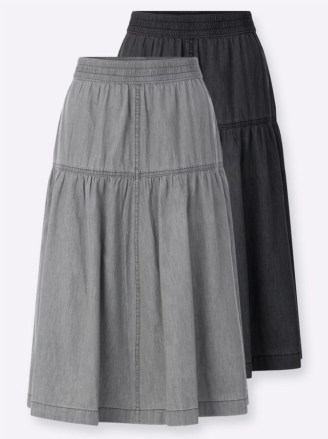 Classic Basics Jeansrock
