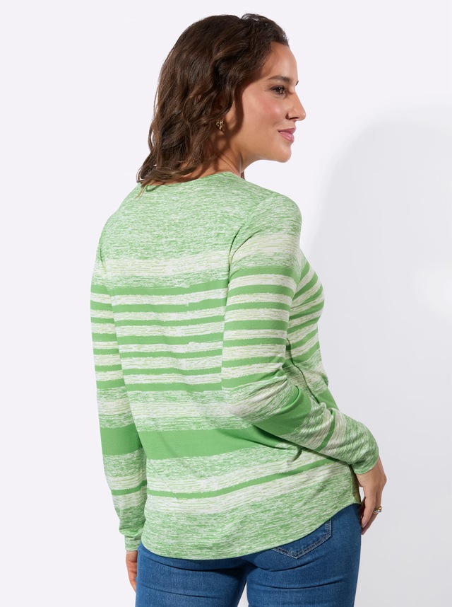 Casual Looks Langarmshirt »V-Shirt« 1 tlg.