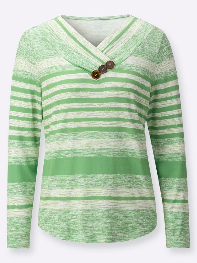 Casual Looks Langarmshirt »V-Shirt« 1 tlg.