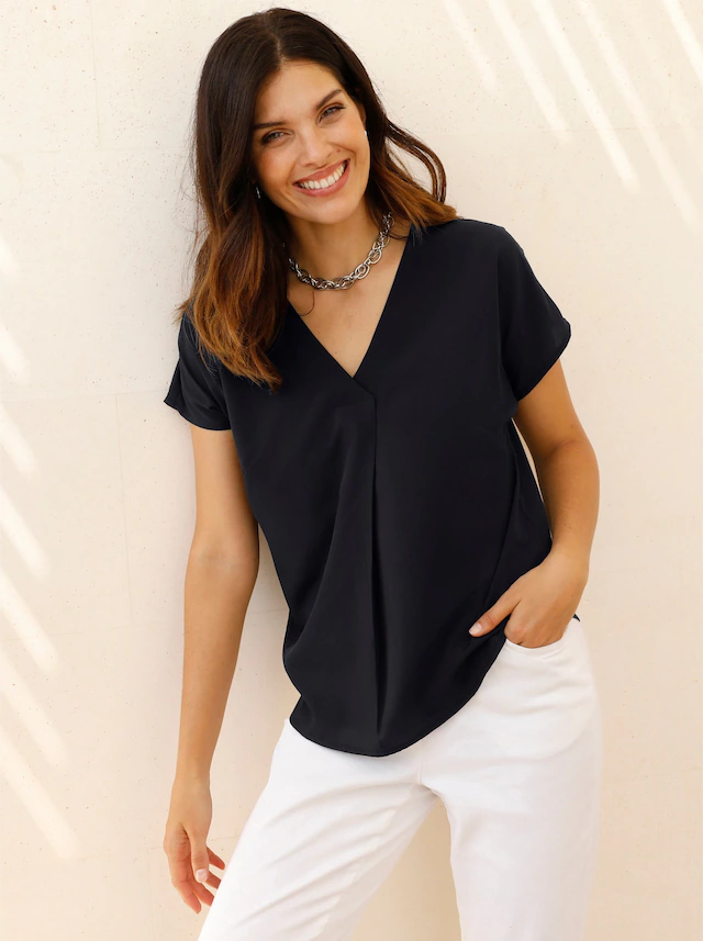 Classic Basics Schlupfbluse