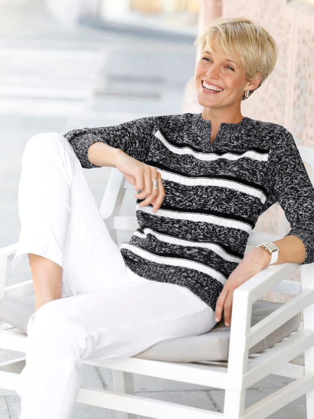 Strickpullover »Ringel-Pullover«