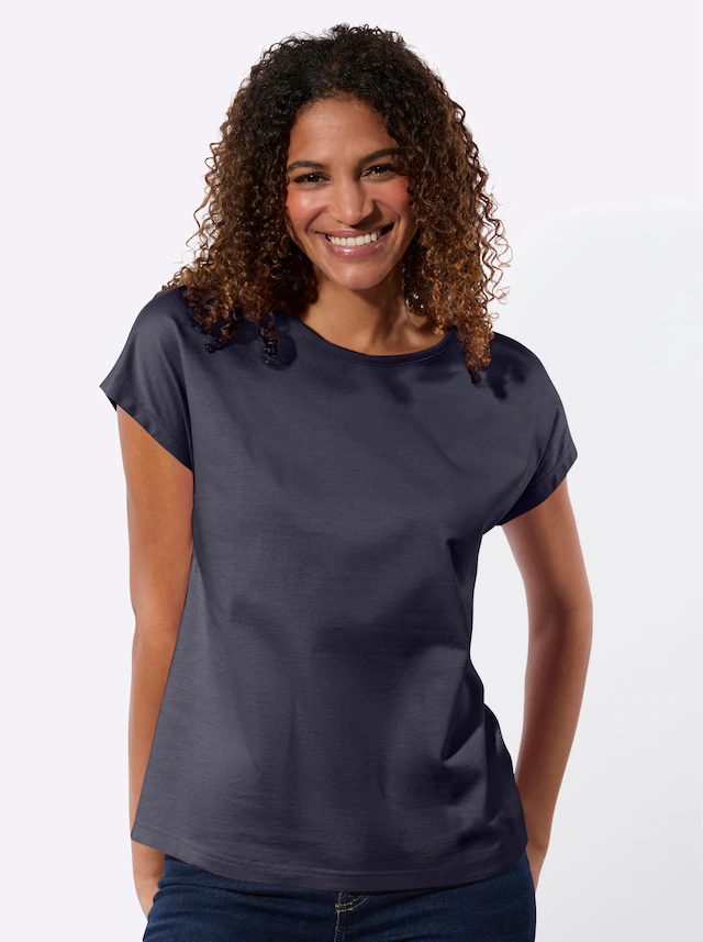 Casual Looks Rundhalsshirt »2er-Pack Shirts« 2 tlg.