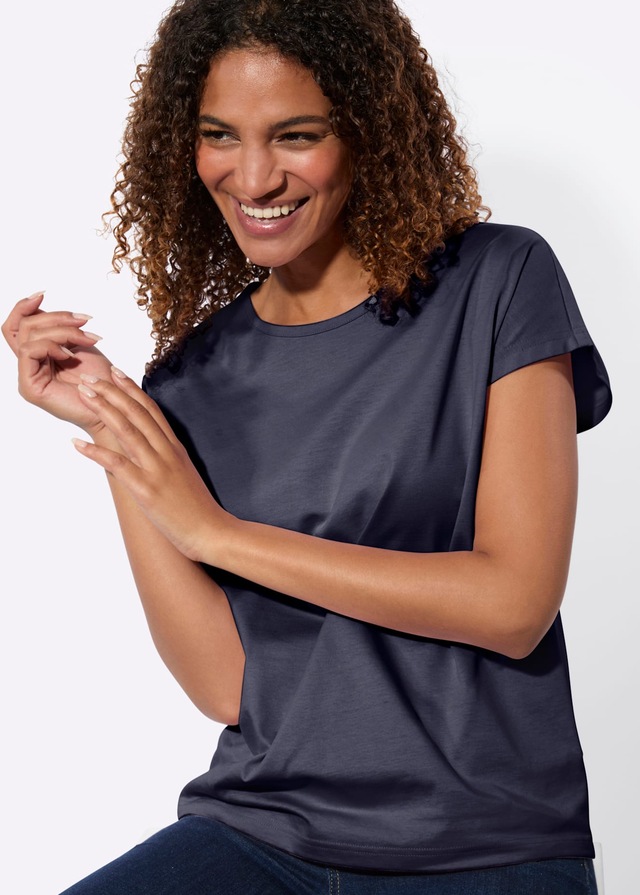 Casual Looks Rundhalsshirt »2er-Pack Shirts« 2 tlg.