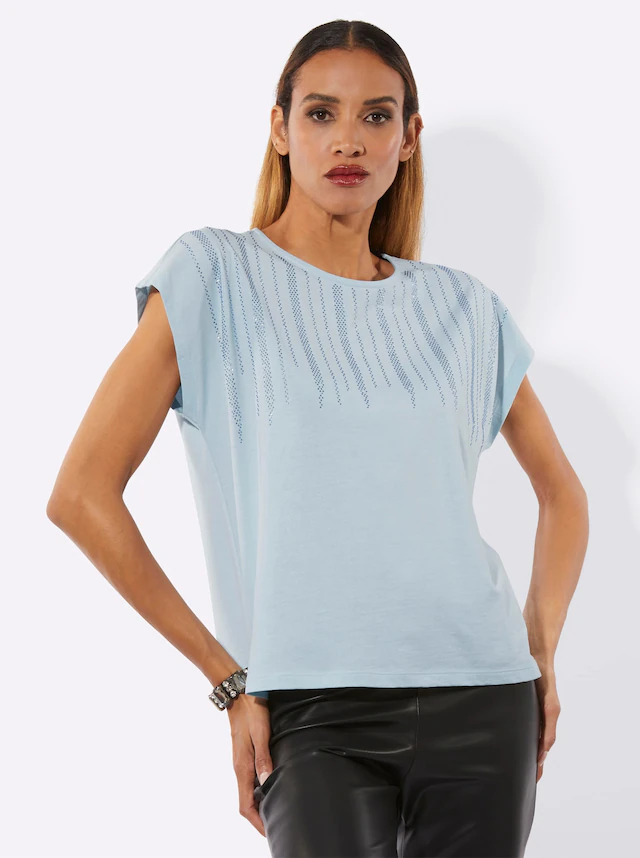 creation L Rundhalsshirt »Rundhals-Shirt« 1 tlg.