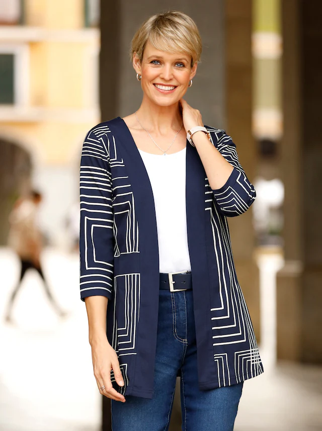 Classic Basics Shirtjacke »Long-Shirtjacke« 1 tlg.