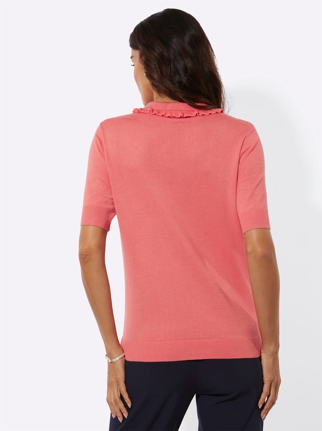 creation L Kurzarmpullover »Polopullover«