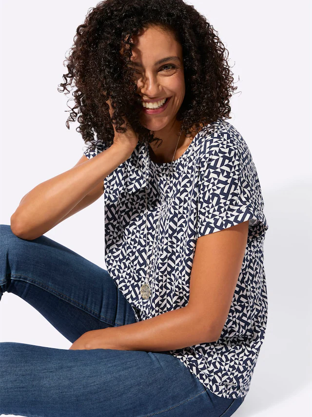 Casual Looks Print-Shirt »Druck-Shirt« 1 tlg.