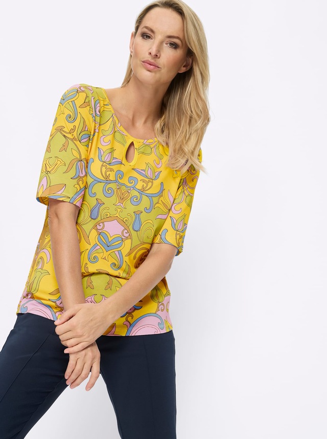 heine Rundhalsshirt »Druck-Shirt« 1 tlg.
