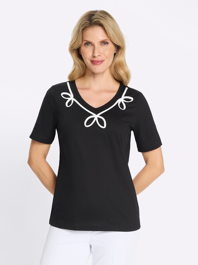 Classic Basics Rundhalsshirt »Kurzarm-Shirt« 1