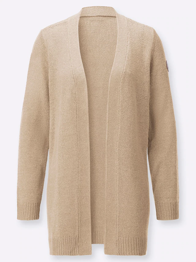 Casual Looks Longstrickjacke
