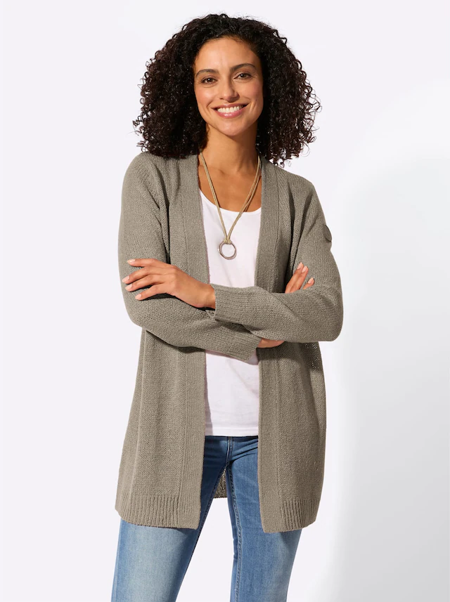 Casual Looks Longstrickjacke