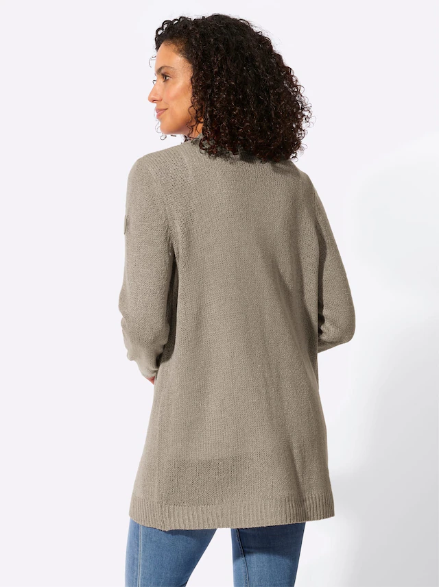 Casual Looks Longstrickjacke