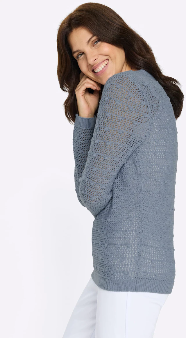 Classic Basics Ajourpullover »Rundhals-Pullover«