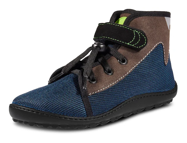 Leguano Barfußschuh »LEGUANITO SCIPPO« Schnürschuh, Klettschuh, Bequemschuh, für Maschinenwäsche geeignet