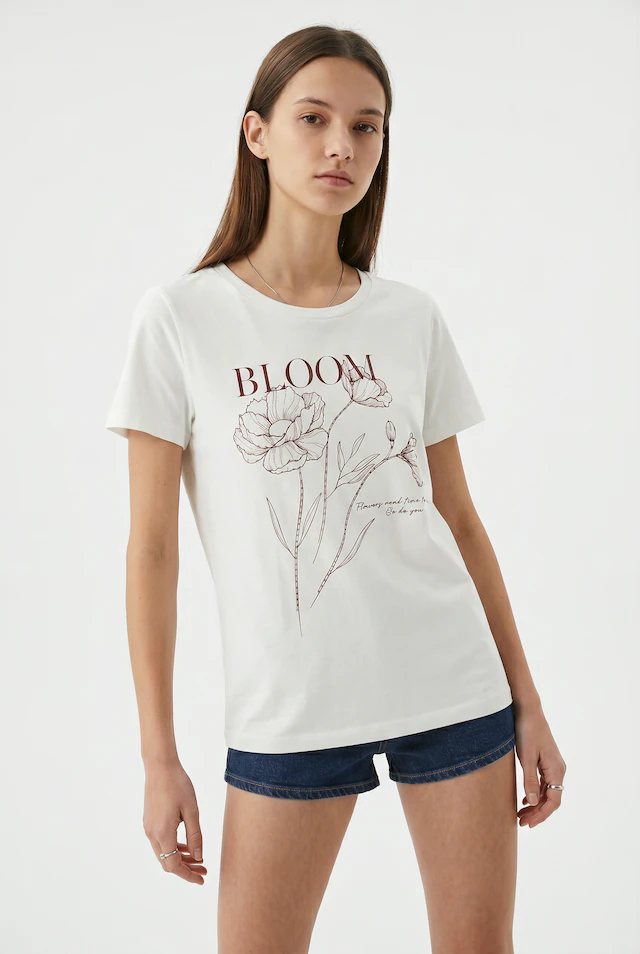 Vero Moda Kurzarmshirt »VMJILIADA S/S T-SHIRT JRS BTQ« Baumwolle